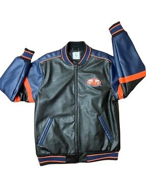 Auburn Tigers Pro Edge Faux Leather Varsity Jacket L 42/44 NCAA